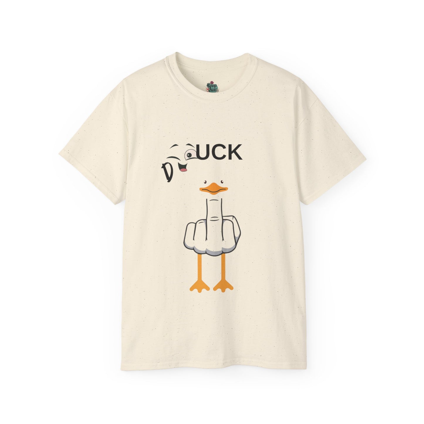 Quirky Duck Graphic Tee, Unisex T-Shirt for Animal Lovers, Funny Gift for Birthdays, Casual Wear, Duck Lovers Apparel