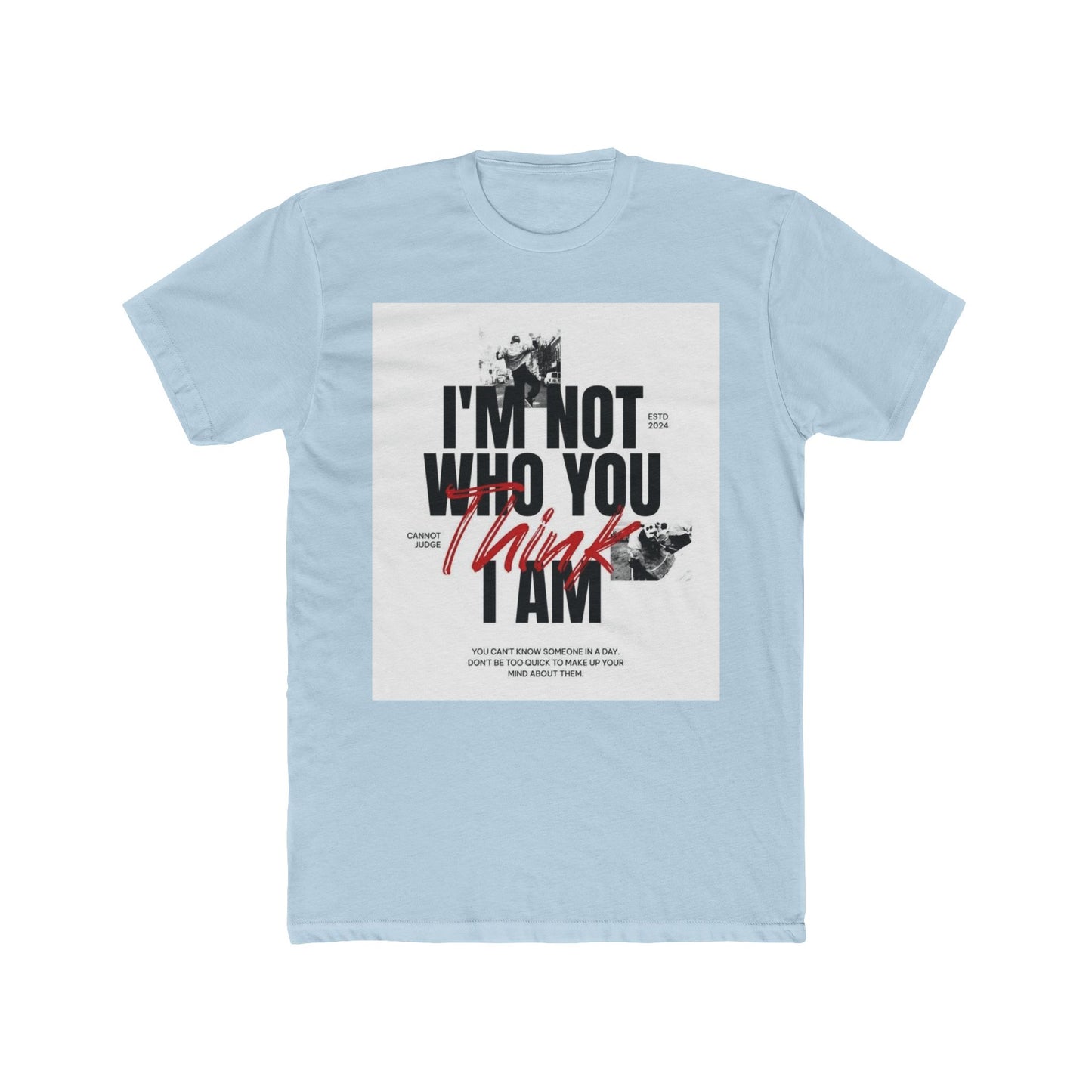 Playful Unisex Cotton Crew Tee - Casual Wear for Self-Expression, Funny Gift for Friends, Everyday Comfort, Birthday Present, Trendy Fashion