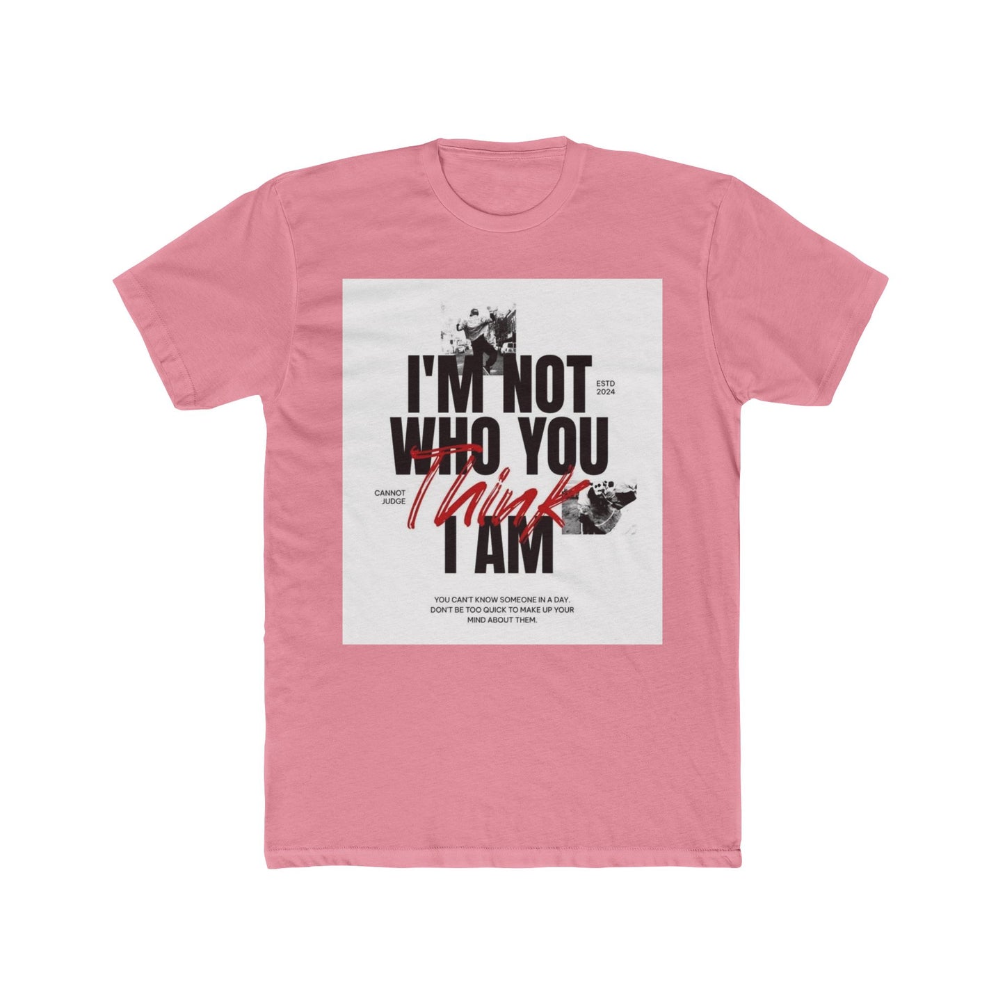 Playful Unisex Cotton Crew Tee - Casual Wear for Self-Expression, Funny Gift for Friends, Everyday Comfort, Birthday Present, Trendy Fashion