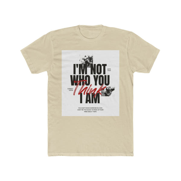 Playful Unisex Cotton Crew Tee - Casual Wear for Self-Expression, Funny Gift for Friends, Everyday Comfort, Birthday Present, Trendy Fashion