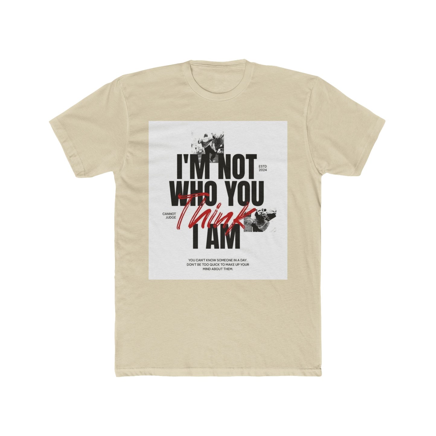 Playful Unisex Cotton Crew Tee - Casual Wear for Self-Expression, Funny Gift for Friends, Everyday Comfort, Birthday Present, Trendy Fashion