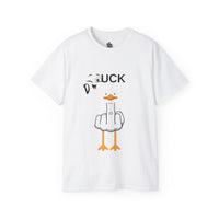 Quirky Duck Graphic Tee, Unisex T-Shirt for Animal Lovers, Funny Gift for Birthdays, Casual Wear, Duck Lovers Apparel