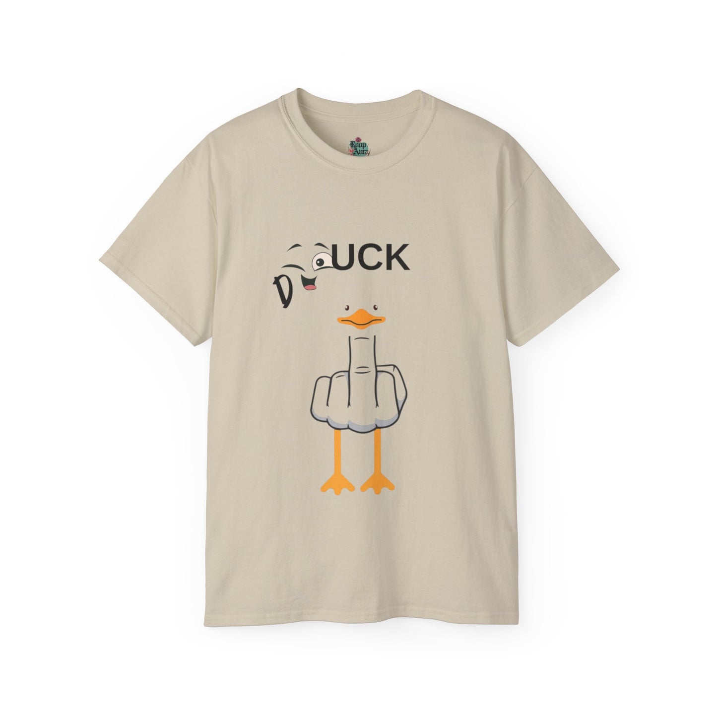 Quirky Duck Graphic Tee, Unisex T-Shirt for Animal Lovers, Funny Gift for Birthdays, Casual Wear, Duck Lovers Apparel