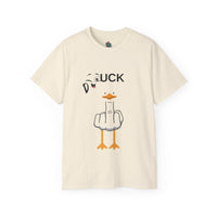 Quirky Duck Graphic Tee, Unisex T-Shirt for Animal Lovers, Funny Gift for Birthdays, Casual Wear, Duck Lovers Apparel