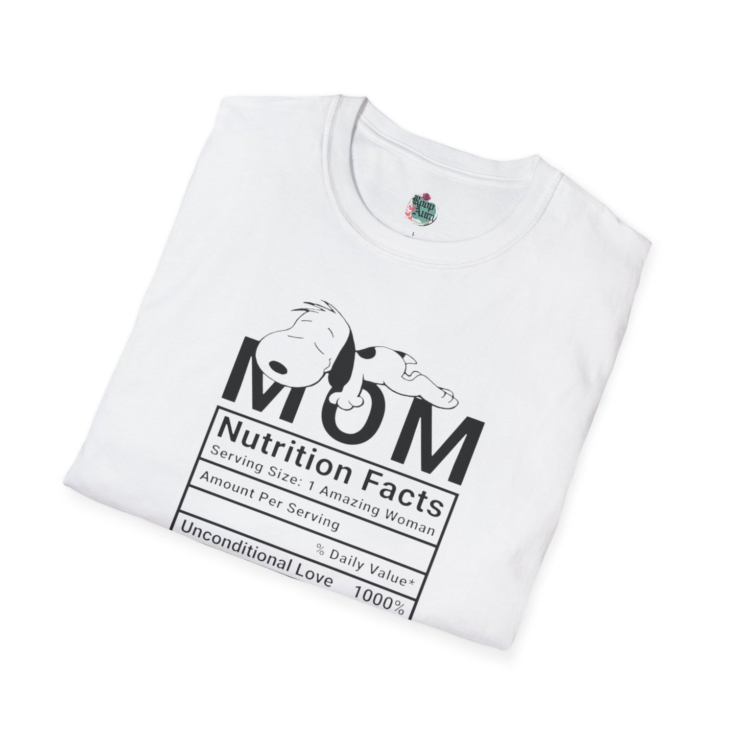 Mom Nutrition Facts T-Shirt, Funny Gift, Mother's Day Tee, Unisex Shirt, Cute Mom Apparel, Parenting Humor, Family Gift