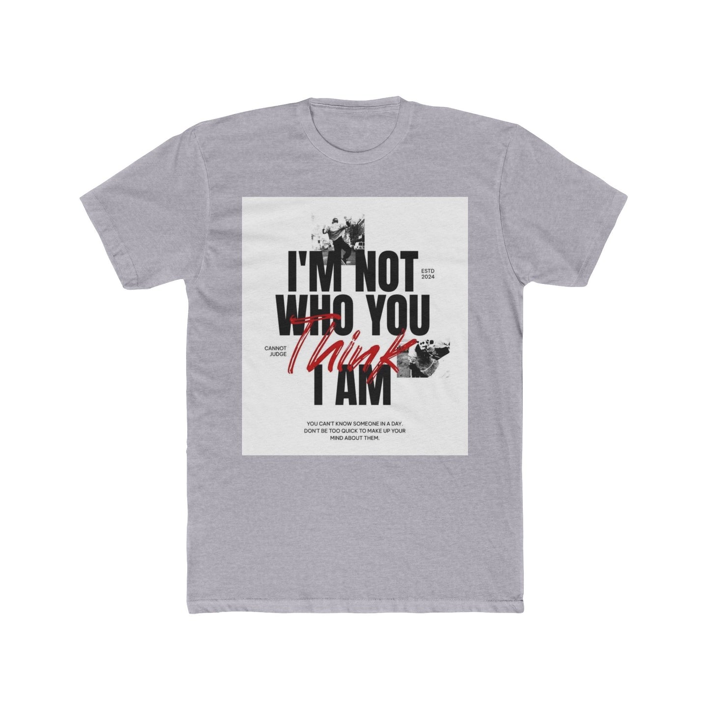 Playful Unisex Cotton Crew Tee - Casual Wear for Self-Expression, Funny Gift for Friends, Everyday Comfort, Birthday Present, Trendy Fashion